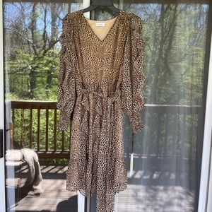 Chiffon Dress Calvin Klein